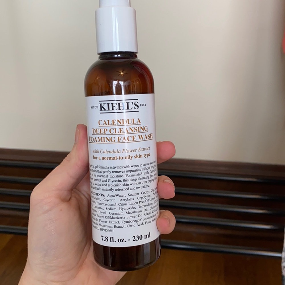 Kiel’s foaming face wash